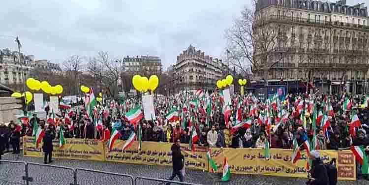 شکایت مقاومت ایران از ممنوعیت تظاهرات در پاریس