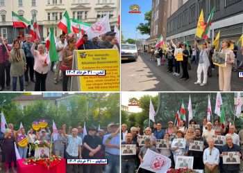 تحصن و تظاهرات ایرانیان آزاده و یاران شورشگر مقابل سفارت آلبانی در کشورهای مختلف