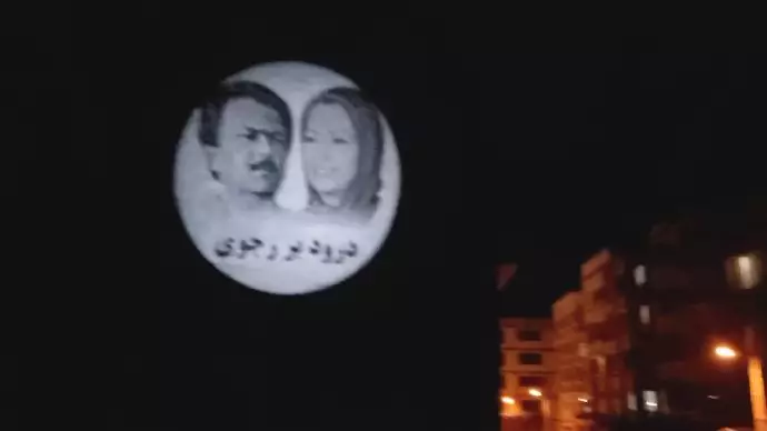۱۸رشته تصویرنگاری در سالگرد فروغ جاویدان توسط قهرمانان کانون‌های شورشی در شهرهای میهن