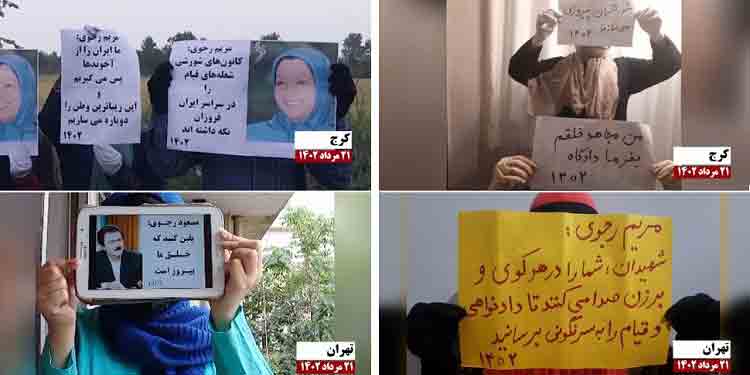 کانونهای شورشی شعله های قیام را در سراسر ایران فروزان نگه داشته اند