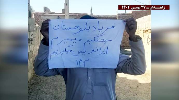 فعالیت کانونهای شورشی قهرمان در زاهدان با شعار رأی ما قهر و سرنگونی