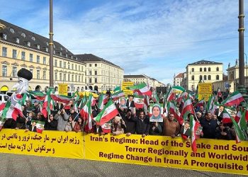 تظاهرات ایرانیان آزاده در مونیخ همزمان با برگزاری کنفرانس امنیتی مونیخ