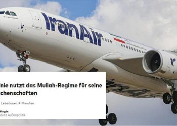 دی ولت آلمان: دی ولت آلمان ایران ایر در واقع تنها یک شرکت هواپیمایی نیست، بلکه در خدمت همه جانبه نیات شوم رژیم آخوندهاست