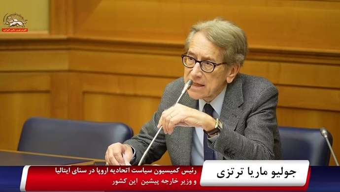 سناتور جولیو ترتزی - رئیس کمیسیون اتحادیه اروپا در سنای ایتالیا