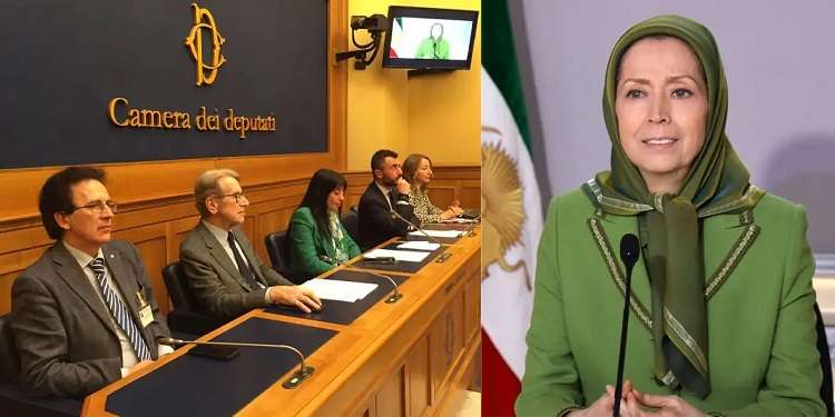 سخنرانی خانم مریم رجوی در کنفرانس در پارلمان ایتالیا