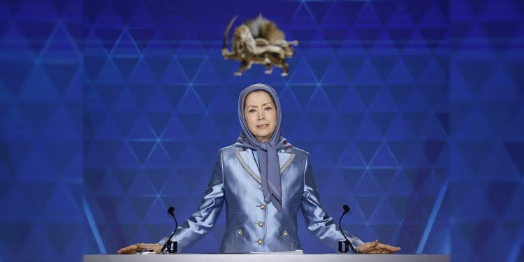 سخنرانی خانم مریم رجوی در سومین روز اجلاس جهانی ایران آزاد ۲۰۲۴- فاجعه حقوق بشر سنگسار شده مردم ایران