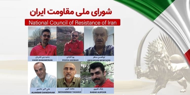 محکومیت جنایتکارانه ۶ زندانی سیاسی به اعدام به اتهام عضویت در سازمان مجاهدین خلق و قیام مسلحانه
