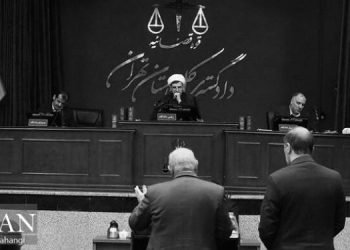 بیست‌ و هفتمین جلسه دادگاه قضاییه جلادان برای محاکمه غیابی مجاهدین