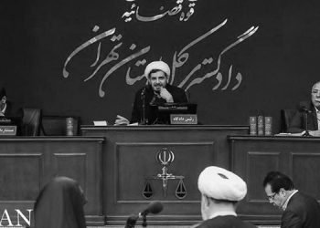 جلسه سیرک قضاییه جلادان برای محاکمه غیابی مجاهدین