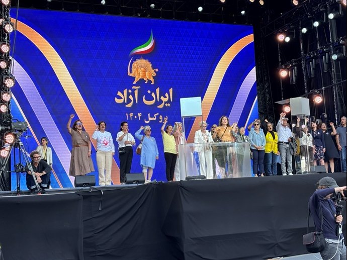 گردهمایی ایران آزاد ۱۴۰۴ ۷ بروکسل
