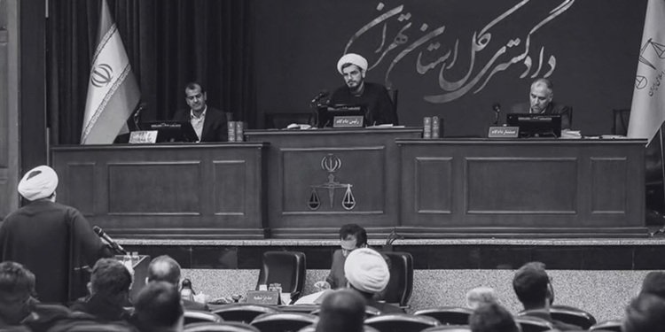 ۳۸مین جلسه دادگاه قضاییه جلادان برای محاکمه غیابی مجاهدین به‌ جرم افتخارآفرین شورش و جنگ با رژیم ضدبشری- قسمت۳