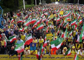 بروکسل - تظاهرات بزرگ ایرانیان در شصتمین سالگرد تأسیس سازمان مجاهدین خلق ایران