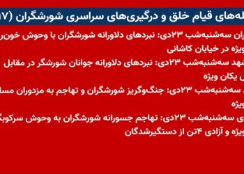 شعله‌های قیام خلق و درگیریهای سراسری شورشگران (۹۷)