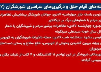 شعله های قیام خلق و درگیریهای سراسری شورشگران (۲۲)