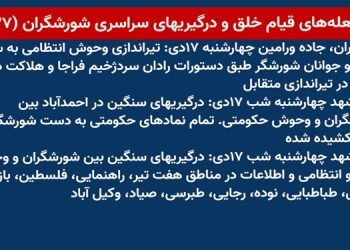 شعله‌ های قیام خلق و درگیریهای سراسری شورشگران (۲۷)