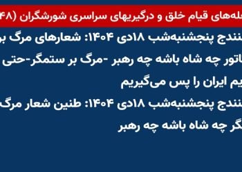 شعله های قیام خلق و درگیریهای سراسری شورشگران (۴۸)