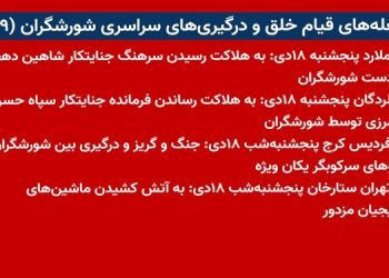 شعله های قیام خلق و درگیریهای سراسری شورشگران (۴۹)