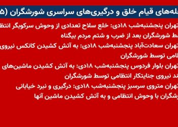 شعله های قیام خلق و درگیریهای سراسری شورشگران (۵۵)