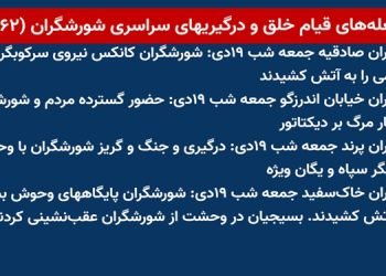 شعله های قیام خلق و درگیریهای سراسری شورشگران (۶۲)