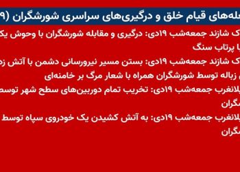 شعله های قیام خلق و درگیریهای سراسری شورشگران (۶۹)