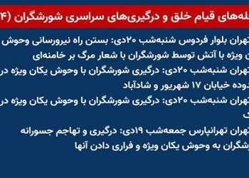 شعله های قیام خلق و درگیریهای سراسری شورشگران (۷۴)