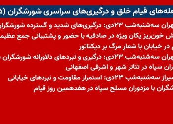 شعله های قیام خلق و درگیریهای سراسری شورشگران (۹۵)