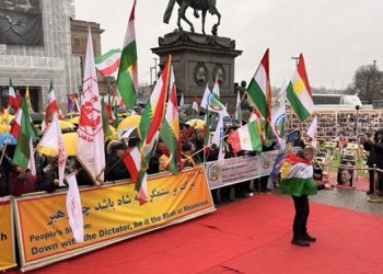 استکهلم - تظاهرات ایرانیان آزاده در حمایت از اعلام دولت موقت و حمایت از قیام سراسری مردم ایران