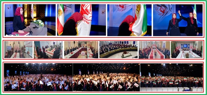 شور سوم انتخاب و تحلیف خواهر مجاهد مهناز میمنت بعنوان مسئول اول سازمان مجاهدین خلق ایران