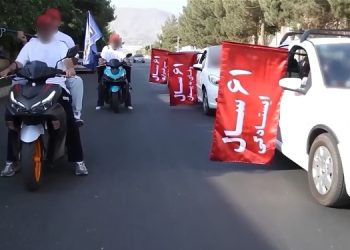 راهپیمایی رزمی یک یکان شورشگر در کرج - ۱۲ شهریور ۱۴۰۵