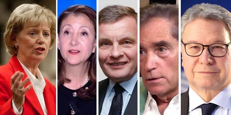 کنفرانس به‌مناسبت ۱۰ اکتبر روز جهانی علیه اعدام - پتره رومن، جودی اسگرو، کارلو چیچولی، اینگرید بتانکور و دیوید جونز